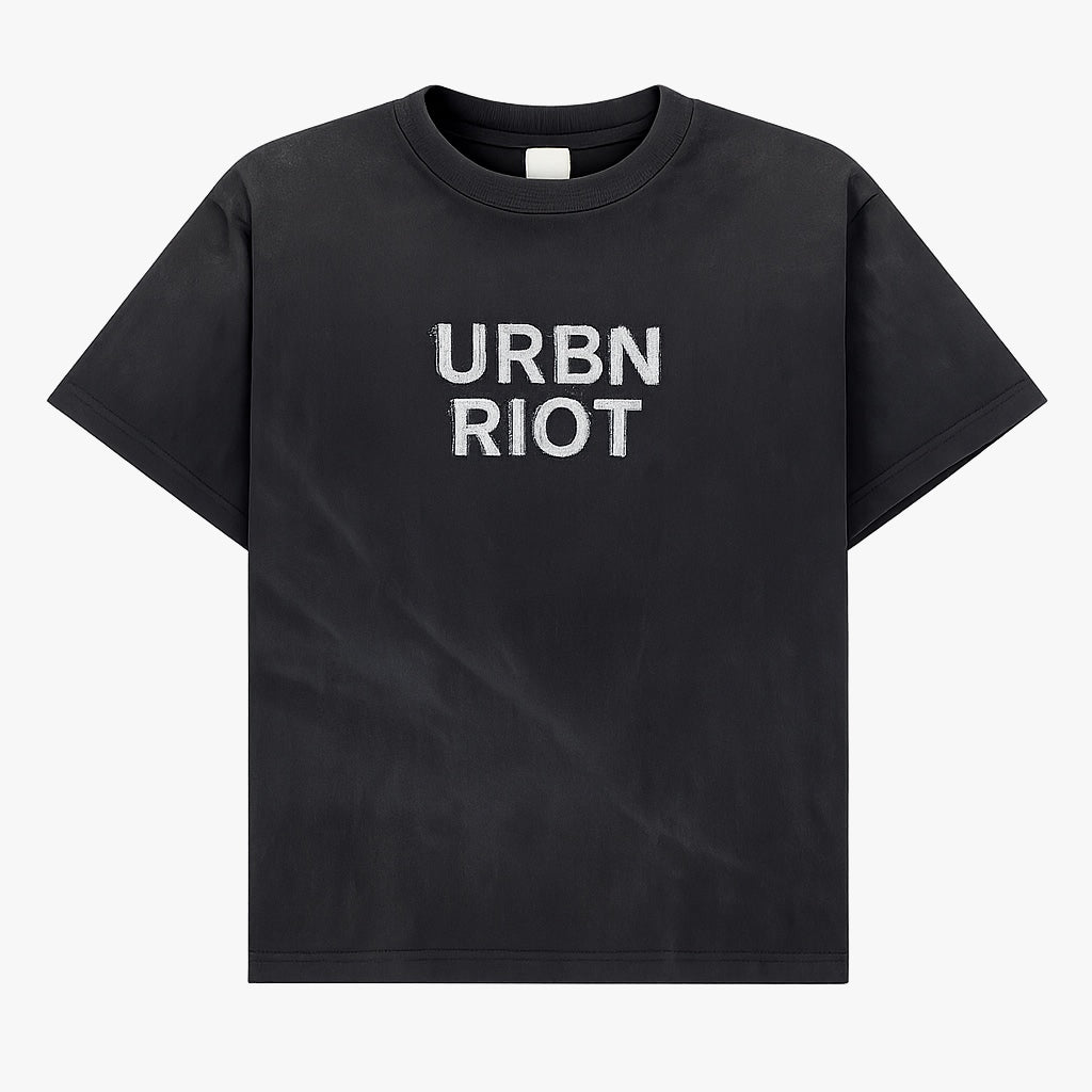 Urban Riot T-shirt - Black Print