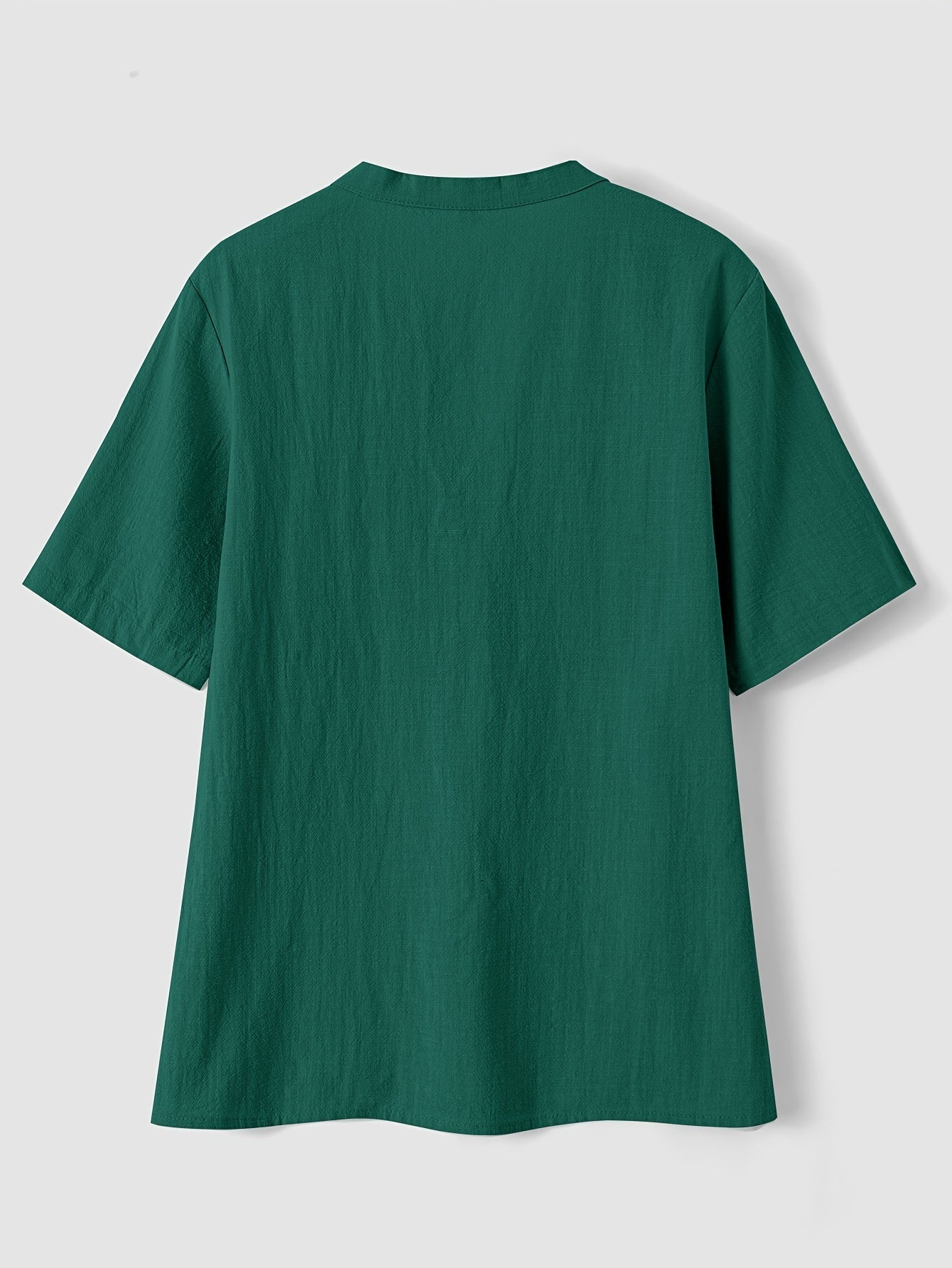 Elegante Dames Blouse met V-hals en Knoopsluiting – Chemisier Harrode