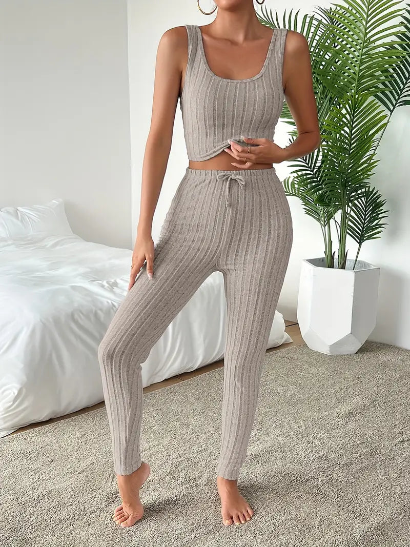 3-delig Velours Ensemble – Comfort & Stijl