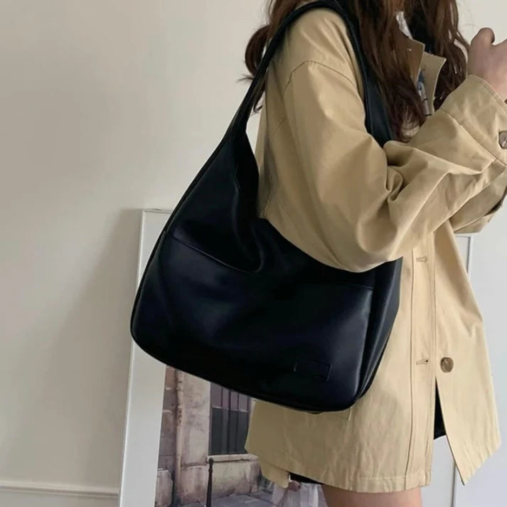 Elegante Leren Schoudertas