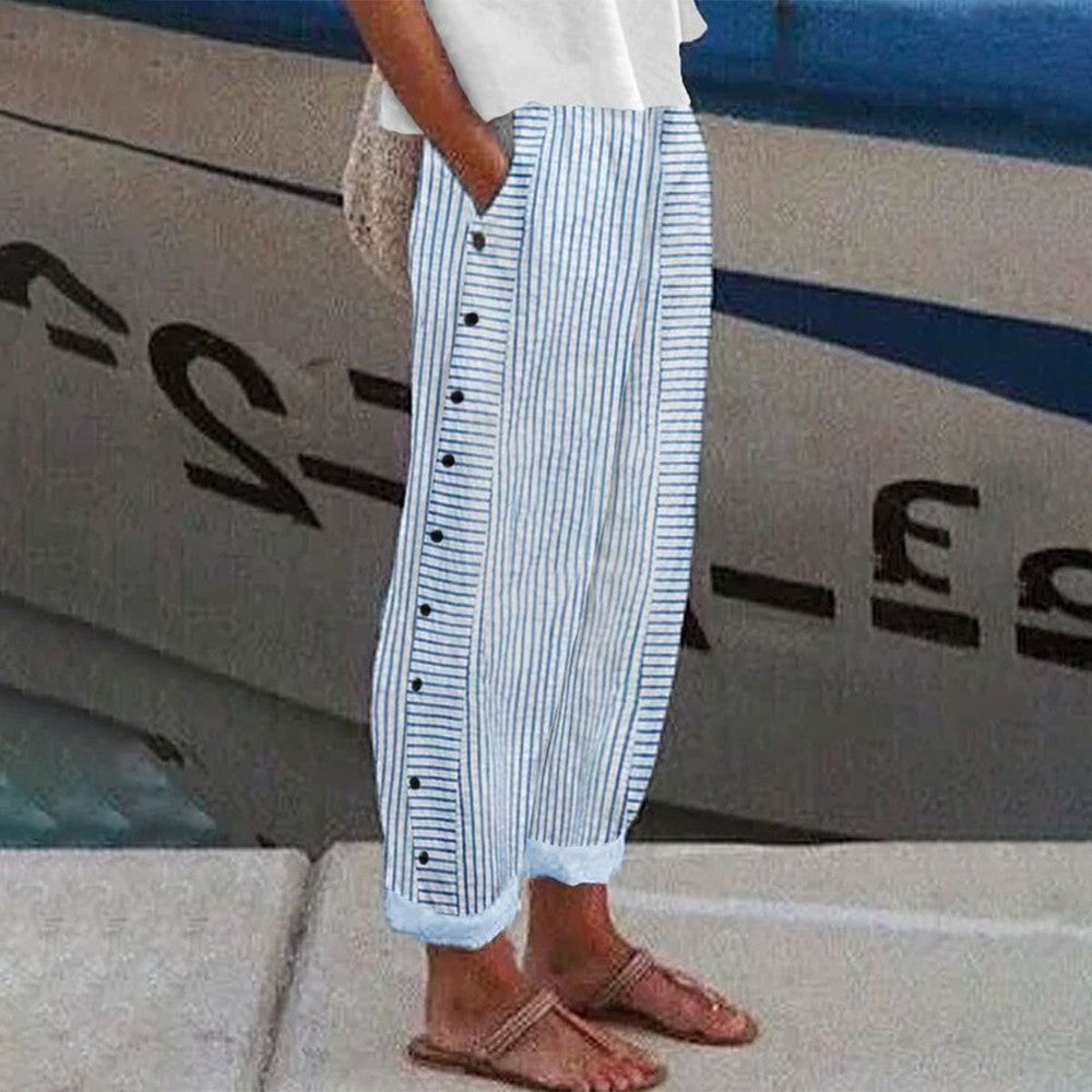 Casual Broek Met Zij Zakken