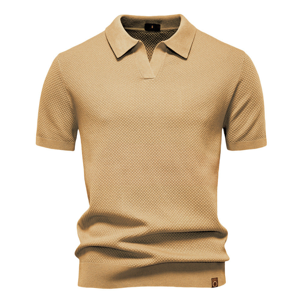 Gestructureerd poloshirt