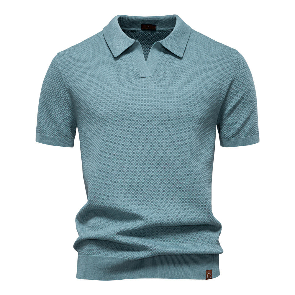 Gestructureerd poloshirt
