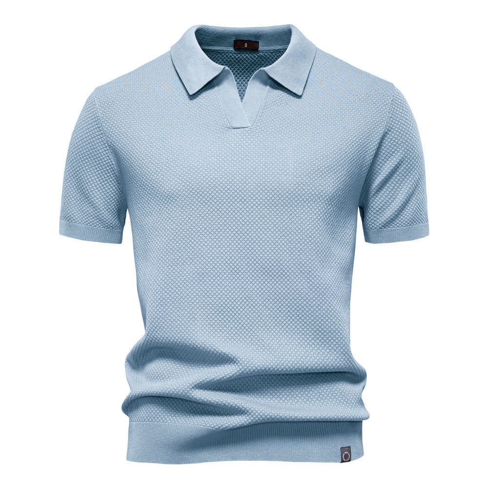 Gestructureerd poloshirt