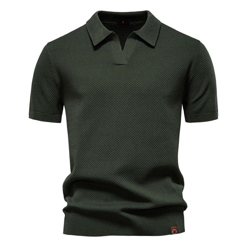 Gestructureerd poloshirt