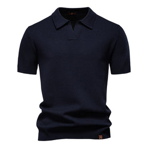 Gestructureerd poloshirt
