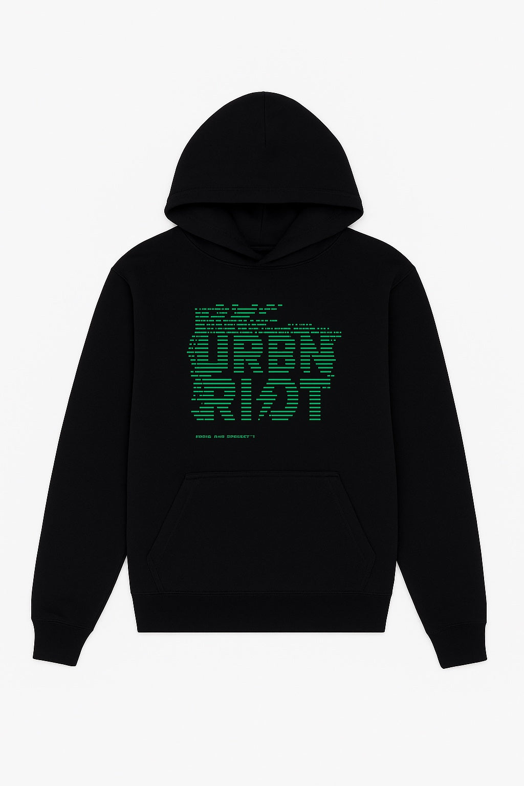 Urban Riot Hoodie - Green Wave