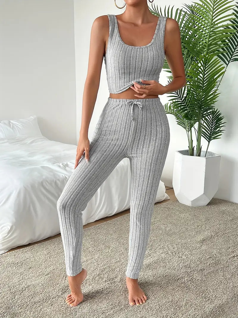 3-delig Velours Ensemble – Comfort & Stijl